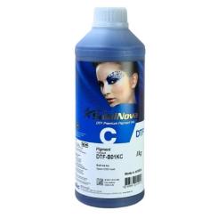Чернила InkTec Epson DTF Premium 1L, pigmented cyan Фото