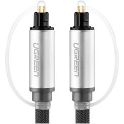 Кабель мультимедийный Ugreen Optical Toslink 1.5m AV108 black Фото 1