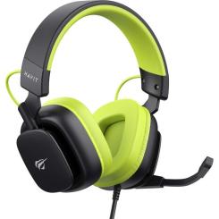 Наушники Havit H2048U USB 7.1 Black/Green Фото 3