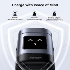 Зарядное устройство Ugreen 2-in-1 wireless iPhone + AirPods W709 gray Фото 5