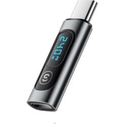 Переходник Essager USB-C F to USB-C M digital display Фото 3