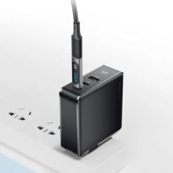 Переходник Essager USB-C F to USB-C M digital display Фото 5