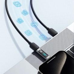 Переходник Essager USB-C F to USB-C M digital display Фото 6