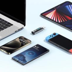 Переходник Essager USB-C F to USB-C M digital display Фото 7