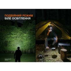 Фонарь Fenix HM55R фіолетовий Фото 9