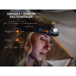 Фонарь Fenix HM55R фіолетовий Фото 7