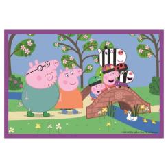 Кубики Clementoni пазл Peppa Pig, 6 елементів Фото 1