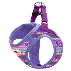 Шлей для собак MISOKO&CO фиолетовая с узором XS Фото