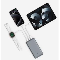 Батарея универсальная Belkin 10000mAh 15W 2xUSB-A, USB-C Gray Фото 1