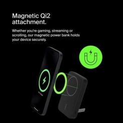 Батарея универсальная Belkin 8000mAh MagSafe Wireless Qi2 Black Фото 2