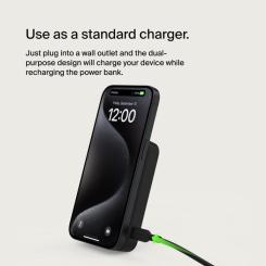 Батарея универсальная Belkin 8000mAh MagSafe Wireless Qi2 Black Фото 5