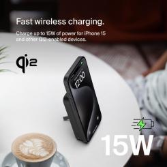 Батарея универсальная Belkin 8000mAh MagSafe Wireless Qi2 Black Фото 6