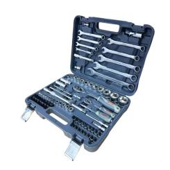 Набор инструментов GTM 82шт. 1/2-1/4" 4-32мм, кейс Фото 1