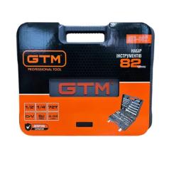 Набор инструментов GTM 82шт. 1/2-1/4" 4-32мм, кейс Фото 4