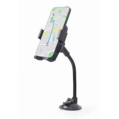 Универсальный автодержатель Gembird 55-80 мм, крепление на стекло Фото 3