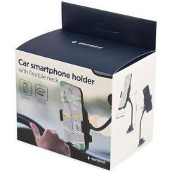 Универсальный автодержатель Gembird 55-80 мм, крепление на стекло Фото 5