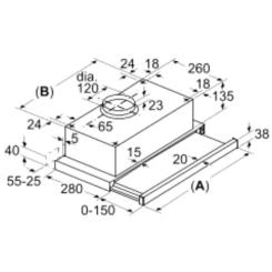 Вытяжка кухонная Bosch DFT63CA51T Фото 1