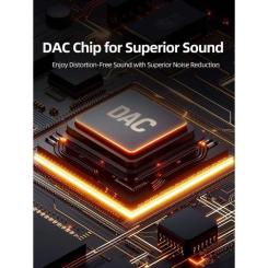 Кабель мультимедийный Cabletime USB-C to 3.5mm M 1.0m Фото 4