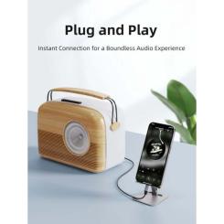 Кабель мультимедийный Cabletime USB-C to 3.5mm M 1.0m Фото 5