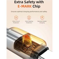 Дата кабель Cabletime USB-C to USB-C 2.0m PD240W Фото 1