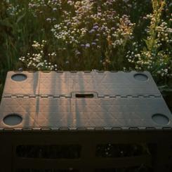 Туристический стол Tribe Camp Table High пластиковий Olive Фото 9