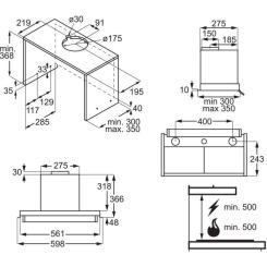 Вытяжка кухонная Electrolux LFP516K Фото 1