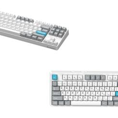 Клавиатура GamePro Asgard Ragnar Wireless/Bluetooth/USB UA White Фото 3