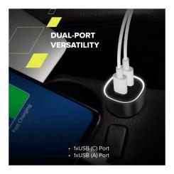 Зарядное устройство Canyon 1xUSB + 1xUSB-C PD85W black Фото 9