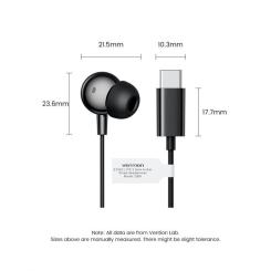 Наушники Vention Echo Lite USB-C In-Ear Wired Black Фото 11