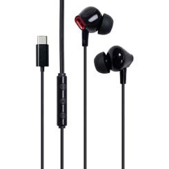 Наушники Vention Echo Lite USB-C In-Ear Wired Black Фото