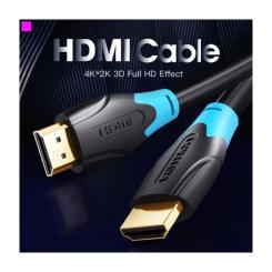 Кабель мультимедийный Vention HDMI M to HDMI M 1.5m 4K60Hz black Фото 1