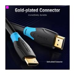 Кабель мультимедийный Vention HDMI M to HDMI M 1.5m 4K60Hz black Фото 3