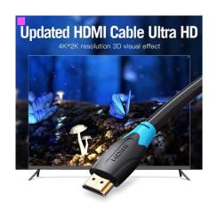 Кабель мультимедийный Vention HDMI M to HDMI M 1.5m 4K60Hz black Фото 6