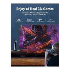 Кабель мультимедийный Vention HDMI M to HDMI M 1.0m 8K60Hz black Фото 4