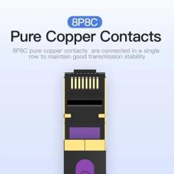 Патч-корд Vention 1.5м FTP cat 7 RJ-45 black Фото 2