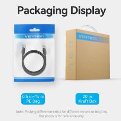 Патч-корд Vention 1м, S/FTP cat 8 RJ-45 black Фото 11