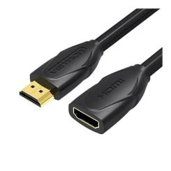 Кабель мультимедийный Vention HDMI M to HDMI F 2.0m 4K60Hz black Фото