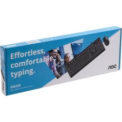 Комплект AOC KM220B USB UA Black Фото 11