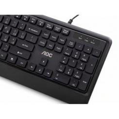 Комплект AOC KM220B USB UA Black Фото 5