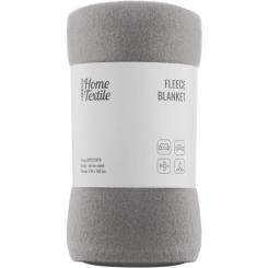 Плед Ardesto Fleece 100% поліестер, сірий світлий 130х160 см Фото