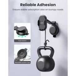 Универсальный автодержатель Ugreen LP405 Waterfall-Shaped Suction Cup Phone Mount Фото 2