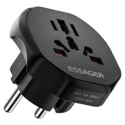 Переходник Essager EU to global universal adapter Фото