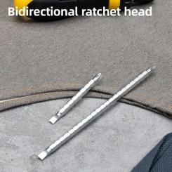 Отвертка Deli PH2 + SL6 з тріскачкою Фото 3