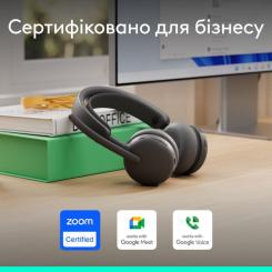 Наушники Logitech Zone Wireless 2 ES Busines Graphite Фото 1