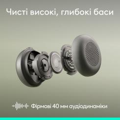 Наушники Logitech Zone Wireless 2 ES Busines Graphite Фото 3