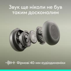 Наушники Logitech Zone Wireless 2 ES Off-White Фото 2