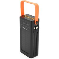 Батарея универсальная 7GO 30000mAh QC/3.0 Solar Black Фото 1