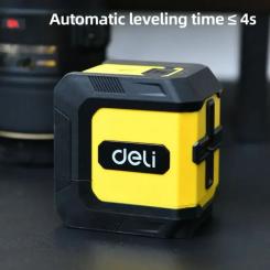 Лазерный нивелир Deli 2 линии Фото 1