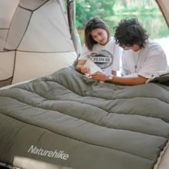 Спальный мешок Naturehike з капюшоном LD350 CNK2300SD016, темно-зелений Фото 3
