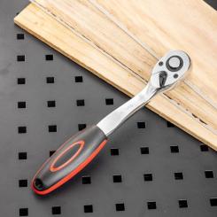 Трещотка Deli 1/4", 72T Фото 1